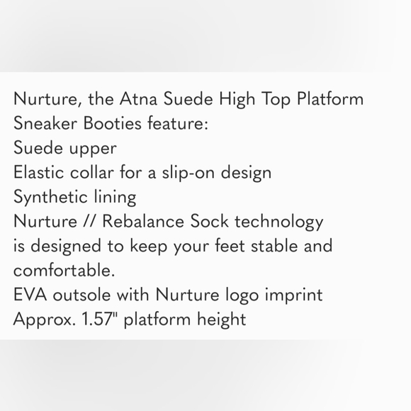 Etna Nurture Suede leather slip-on rebalance beige chunky sole boots NEW 8 9 9.5 - Picture 4 of 6